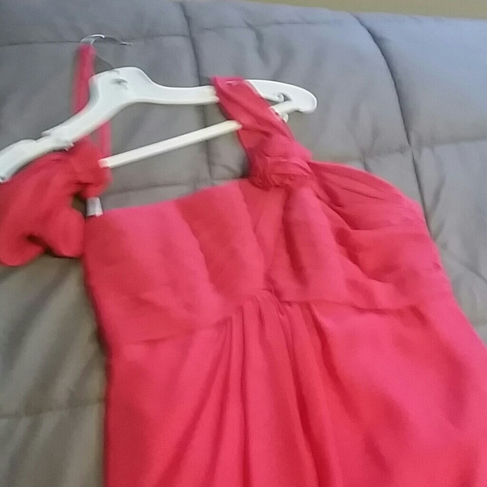 Pink prom dress